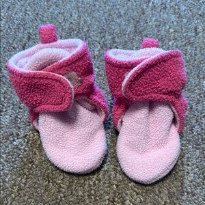 Pink Baby Booties 6/12 month